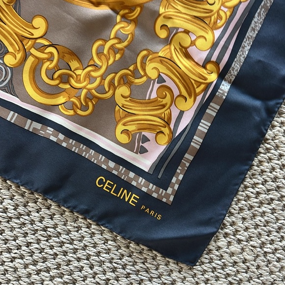 Celine Sill Printed Scarf - Picture 6 of 12